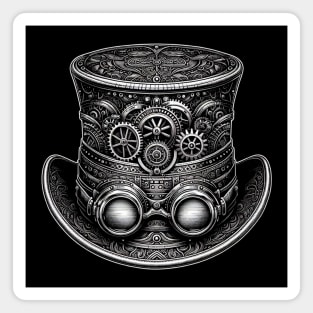 Steampunk Tophat Magnet